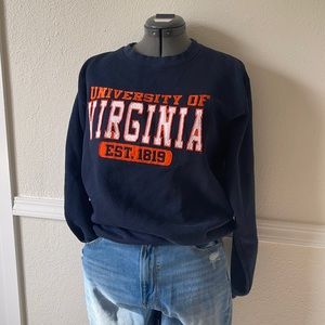 Virginia university crewneck sweatshirt